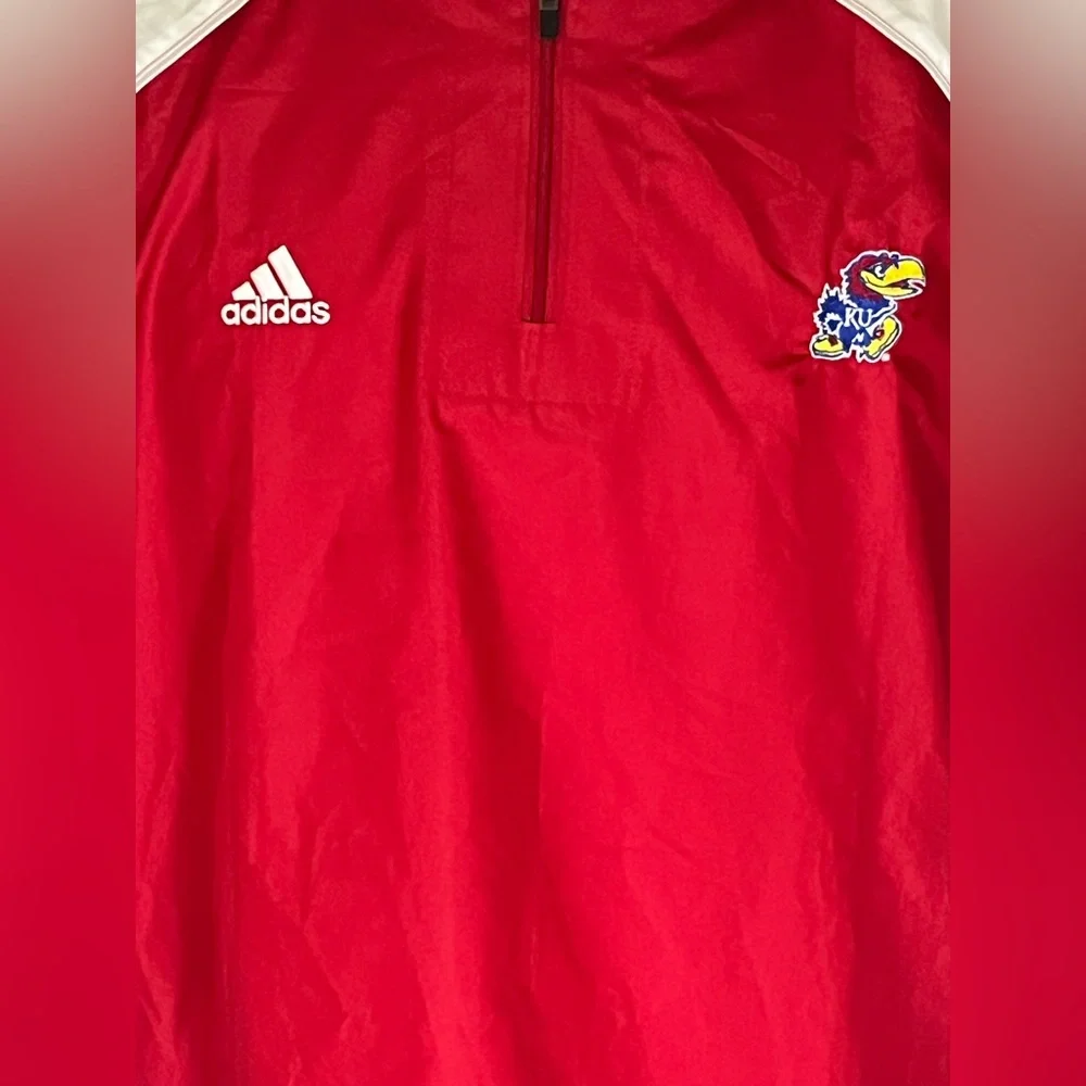 Adidas Kansas Jayhawks Windbreaker Pullover